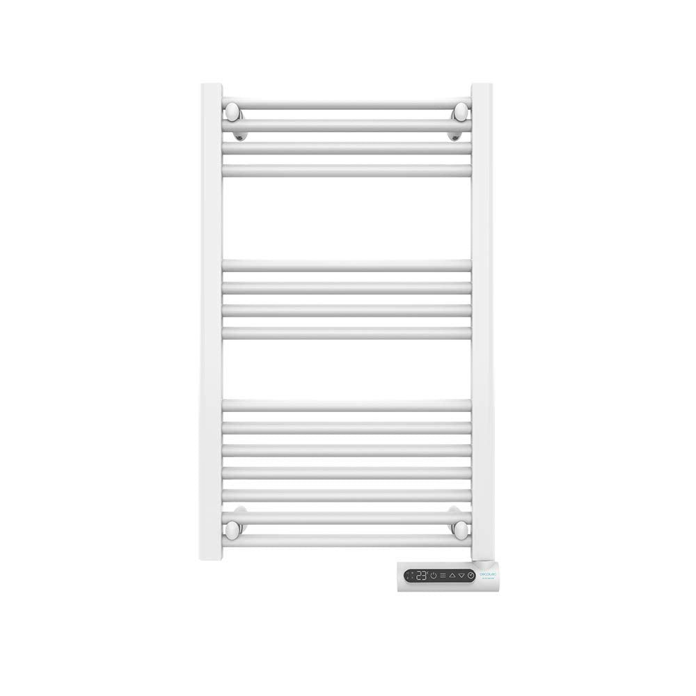 Cecotec Elektrischer Badheizkörper Ready Warm 9100 Smart Towel White. 500 W, LED-Anzeige, Touch Cont