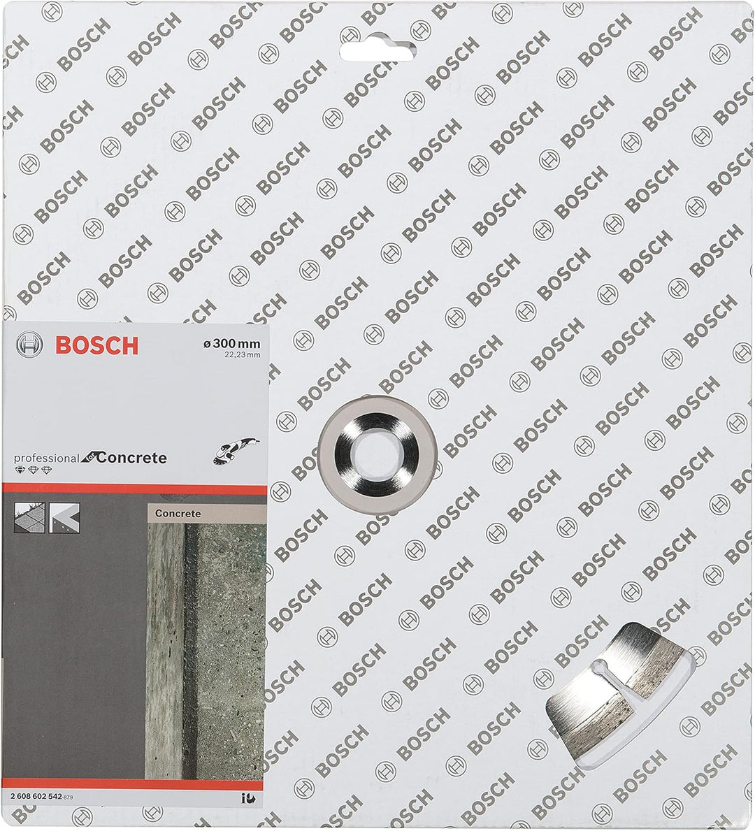 Bosch Professional 1x Diamanttrennscheibe Standard for Concrete (für Beton, Porenbeton, Ø 300 x 22,2
