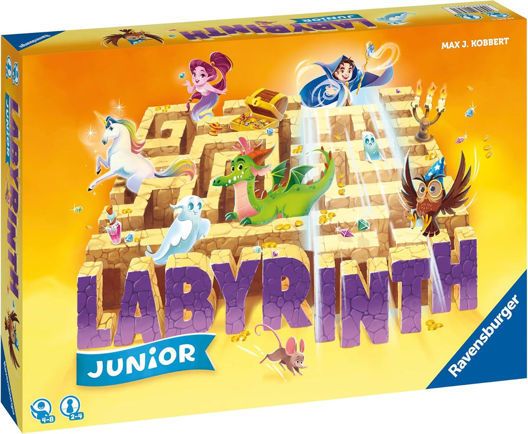 Ravensburger Kinderspiel 20847 - Junior Labyrinth - Familienklassiker für die Kleinen, Spiel für Kin