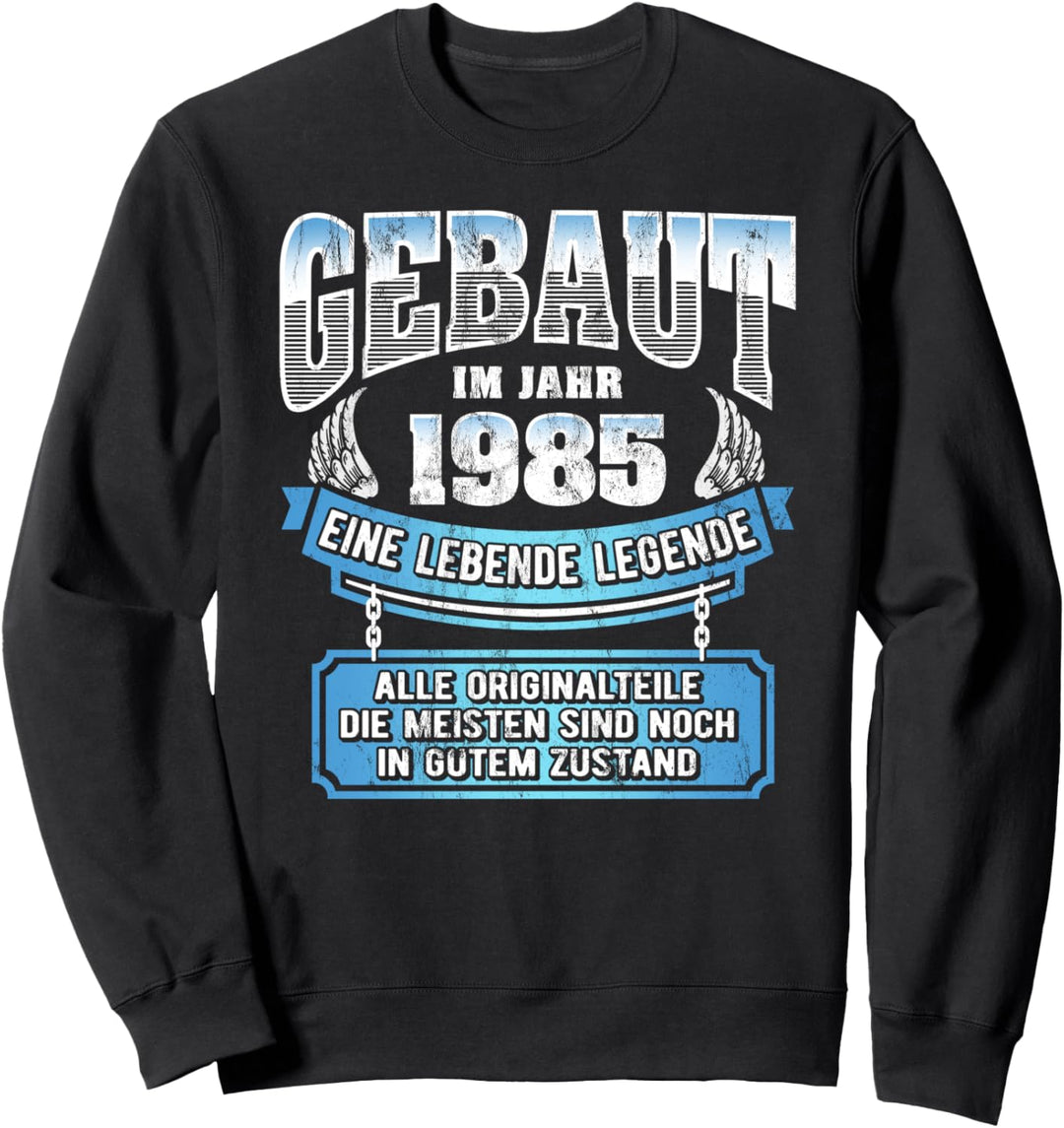39 Geburtstag Geschenk Lustig Gebaut Im Jahr 1985 Sweatshirt