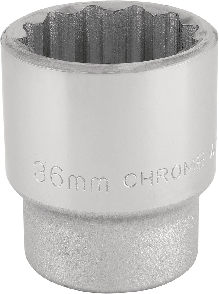 Draper T-MM/B 3/4-Zoll-Vierkantantrieb, 12-Kant-Stecknuss (36 mm), blau, 36 mm, 36 mm