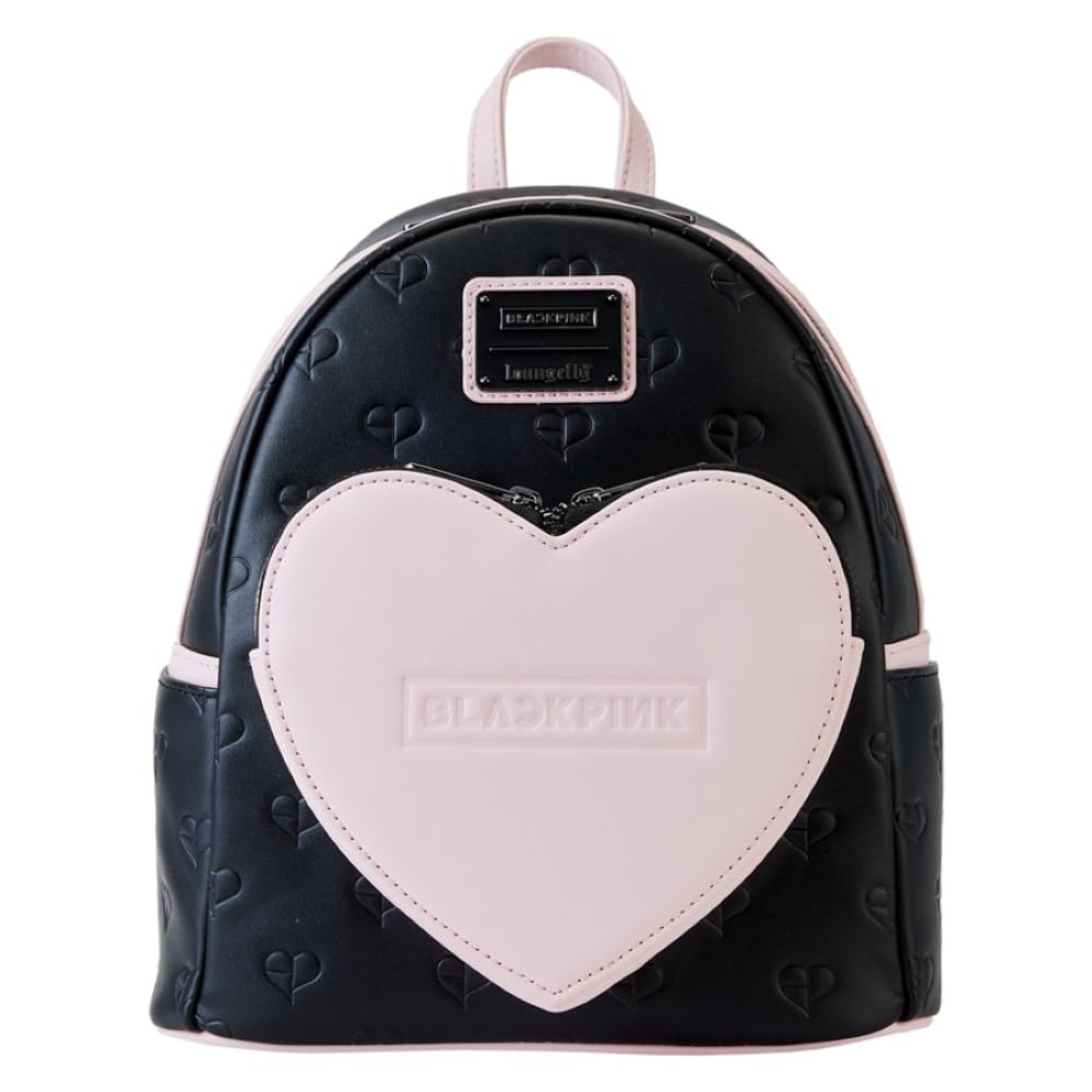 Loungefly Blackpink All Over Print Heart Double Strap Shoulder Bag, Mehrfarbig/Meereswellen (Ocean T