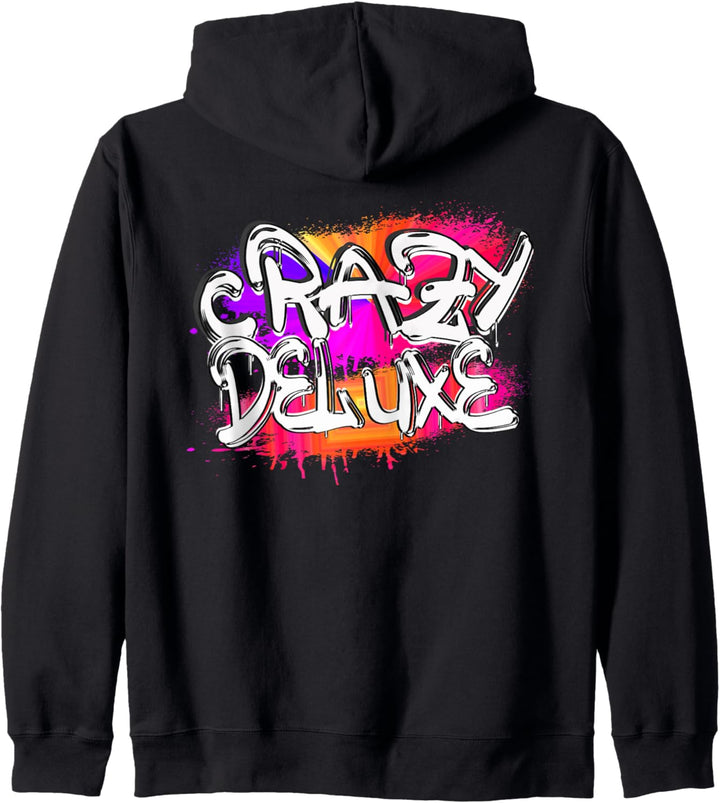 Crazy Deluxe Graffiti Design Kapuzenjacke