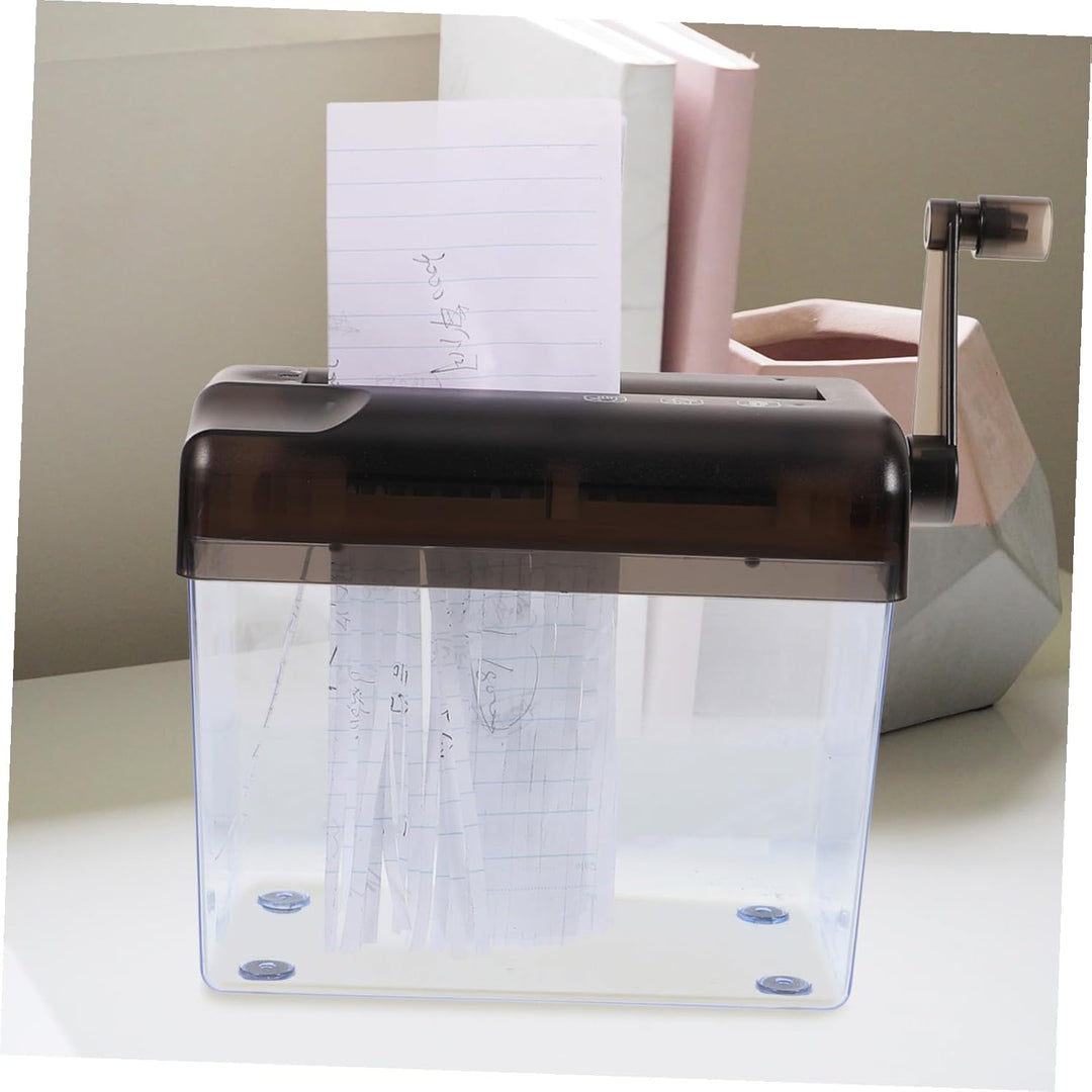 Handwerkzeuge Aktenvernichter Desktop-Zubehör Mini-Körbe Wohnaccessoires Papierschredder Dokumentens