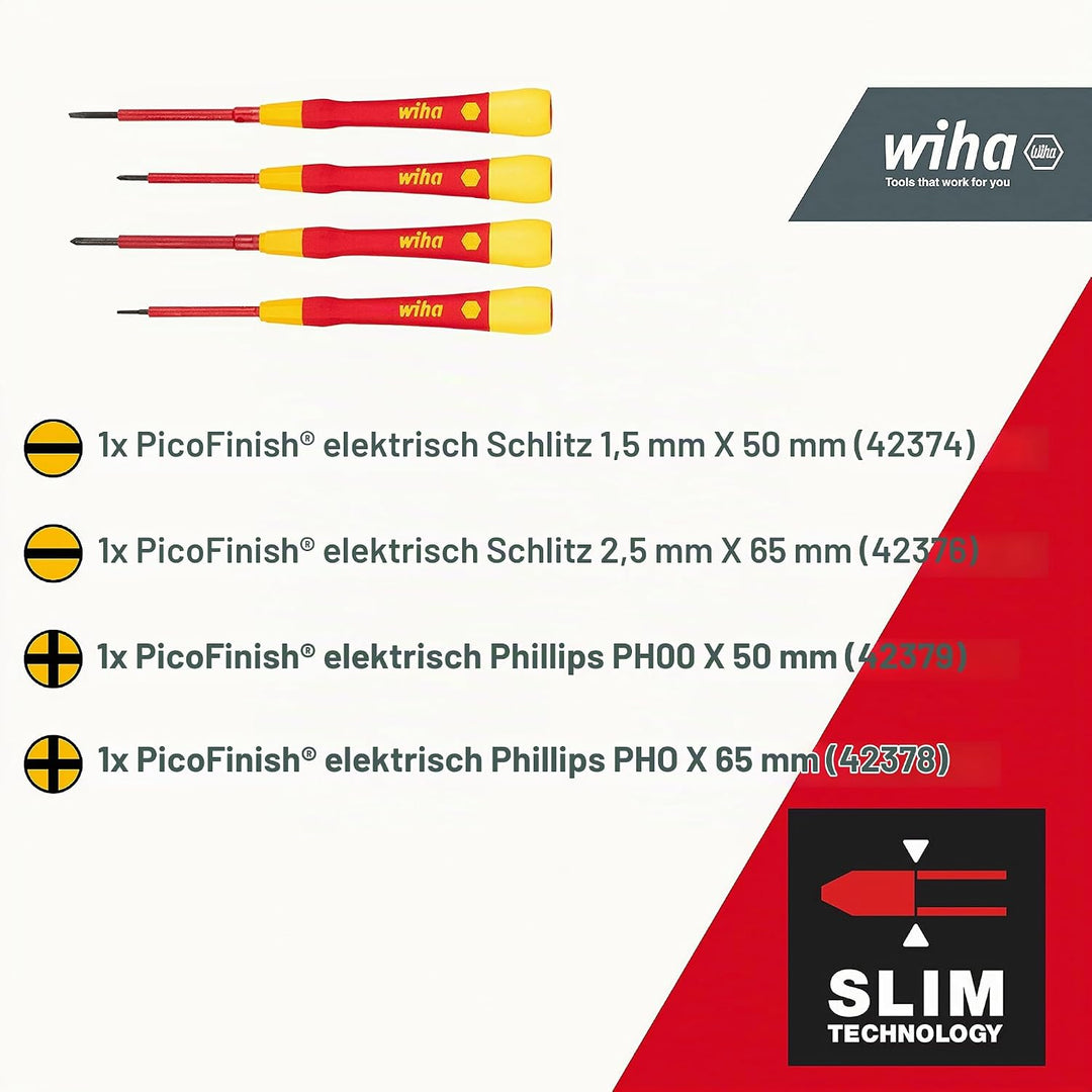 Wiha Werkzeug Set Grundausstattung Elektriker 18 teilig I Gürteltasche I für mobilen Einsatz I VDE W