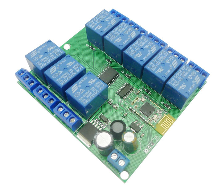 Aihasd Bluetooth Relay Module 8 Channel 4.0 BLE for Apple Android Phone IOT 8 Channel Relay, 8 Chann