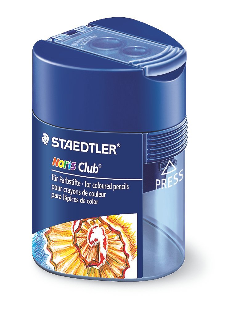 STAEDTLER 512 128 Doppelspitzdose Noris Club dreikant, 10 Stück in Kartonschachtel