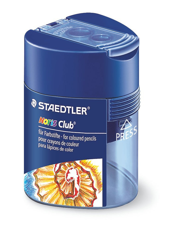 STAEDTLER 512 128 Doppelspitzdose Noris Club dreikant, 10 Stück in Kartonschachtel