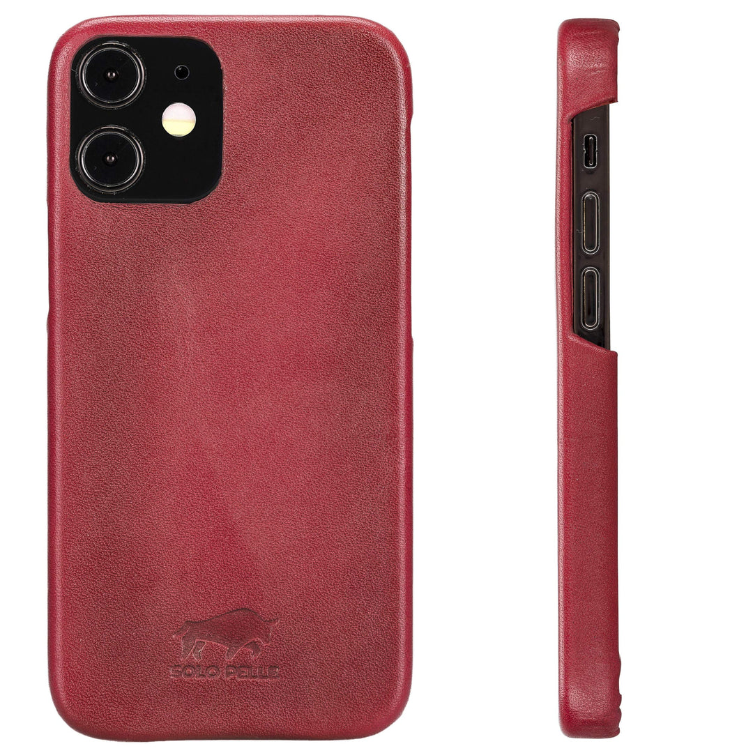 Solo Pelle Lederhülle für das Apple iPhone 12 Mini in 5.4 Zoll Princeton Case Leder Hülle Ledertasch
