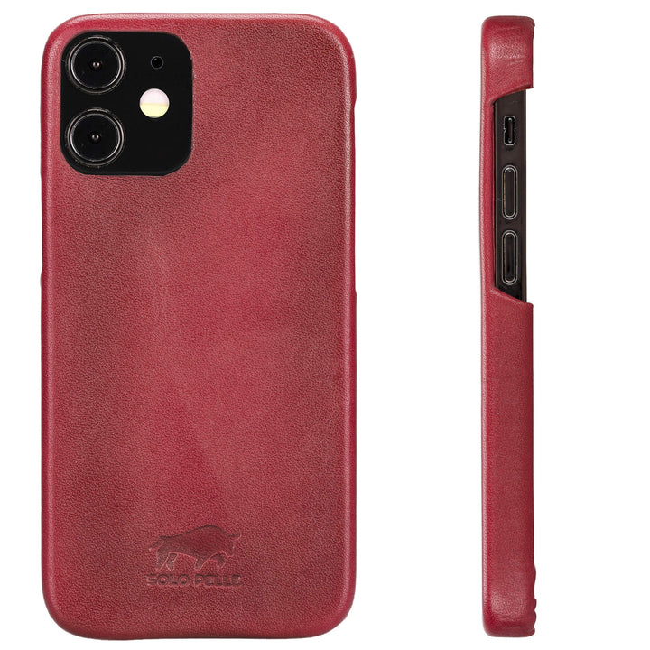 Solo Pelle Lederhülle für das Apple iPhone 12 Mini in 5.4 Zoll Princeton Case Leder Hülle Ledertasch