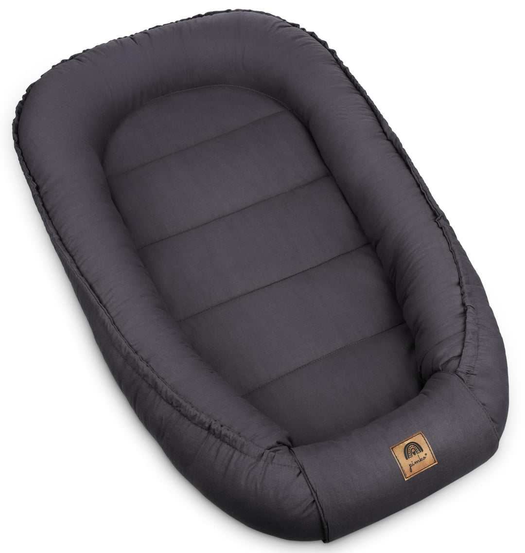 PIMKO Babynest Babynestchen für Baby Kuschelnest 2-seitig Babykokon für Säuglinge und Neugeborene Ba