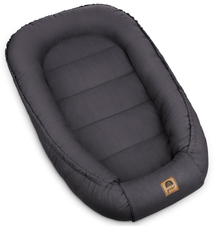 PIMKO Babynest Babynestchen für Baby Kuschelnest 2-seitig Babykokon für Säuglinge und Neugeborene Ba