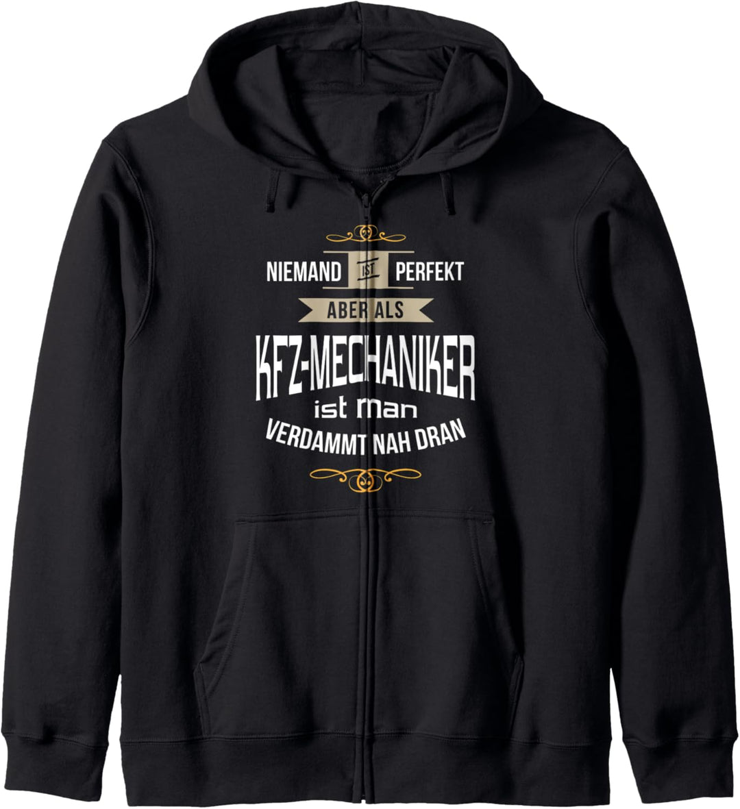 Lustiges Kfz-Mechaniker Design Kapuzenjacke