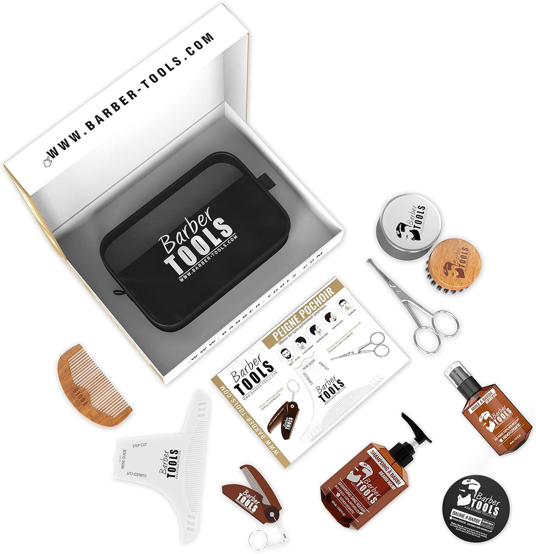 ✮ BARBER TOOLS ✮ Kit/Bartpflege set/Bart-set/Bart und Rasur | Kosmetik Made in French