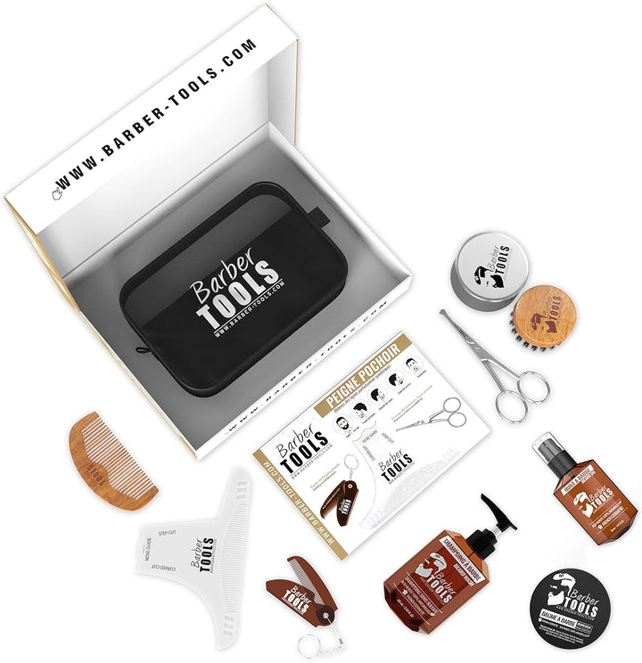 ✮ BARBER TOOLS ✮ Kit/Bartpflege set/Bart-set/Bart und Rasur | Kosmetik Made in French