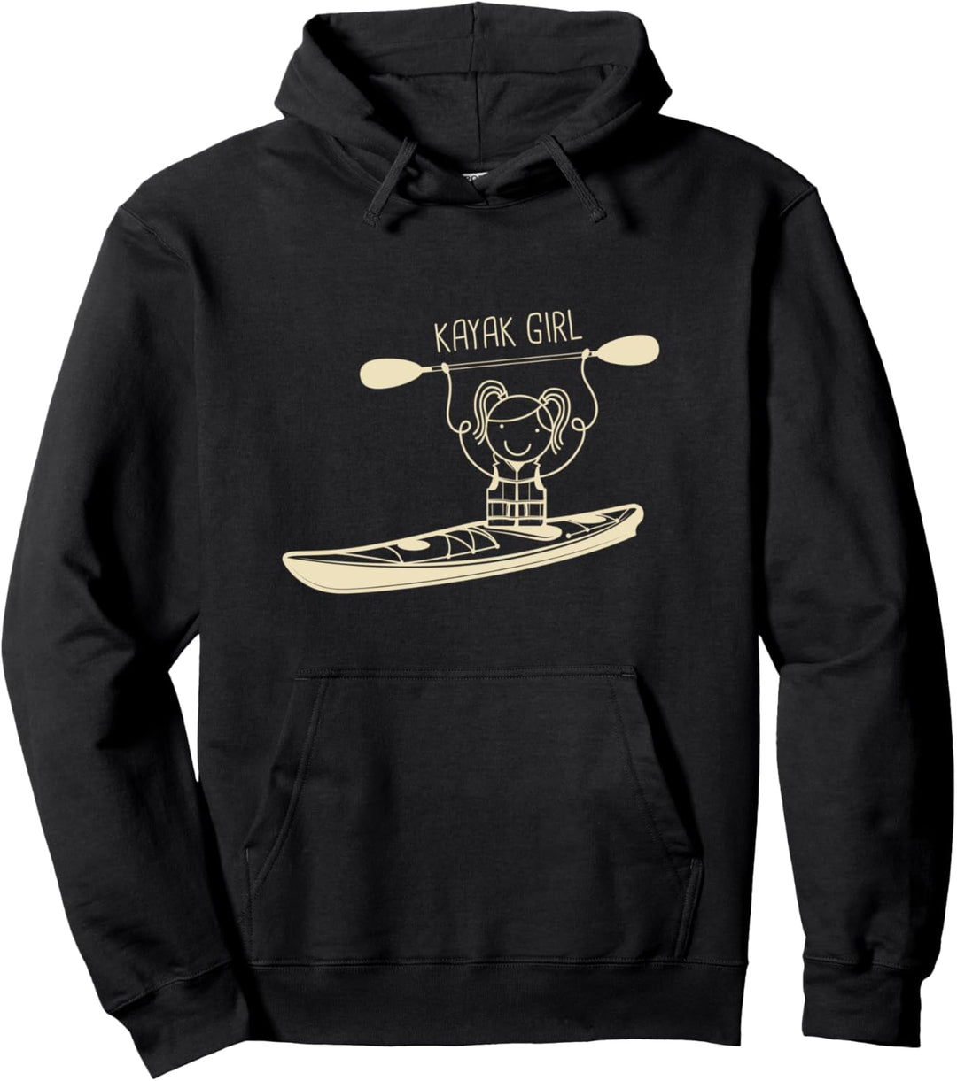 Lustiges Kajak Design für Frauen I Kajak Mädchen I Kajak Pullover Hoodie