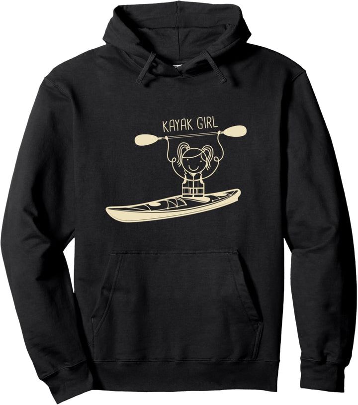 Lustiges Kajak Design für Frauen I Kajak Mädchen I Kajak Pullover Hoodie
