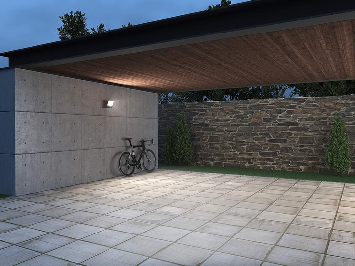 Steinel LED-Aussenstrahler XLED ONE S anthrazit, 180°-Bewegungsmelder, 18,6 W, 2050 lm, 3000K, für Z