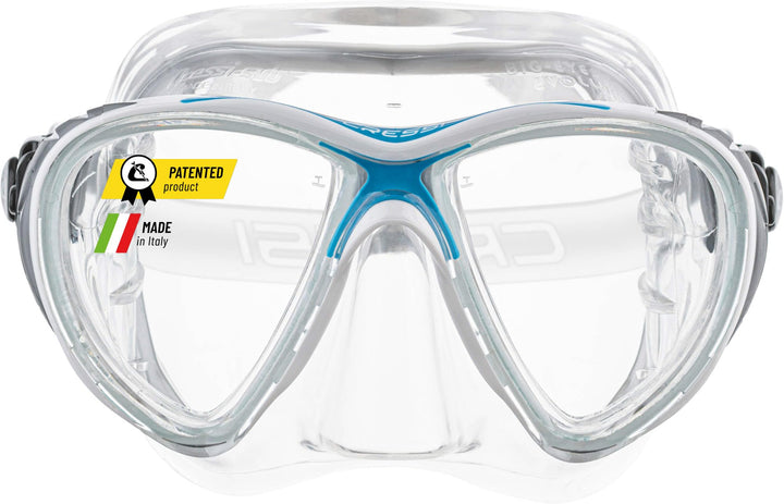 Cressi Big Eyes Evolution - Revolutionäre Erwachsene Tauchmasken Big Eyes Evolution Crystal Mask Tra