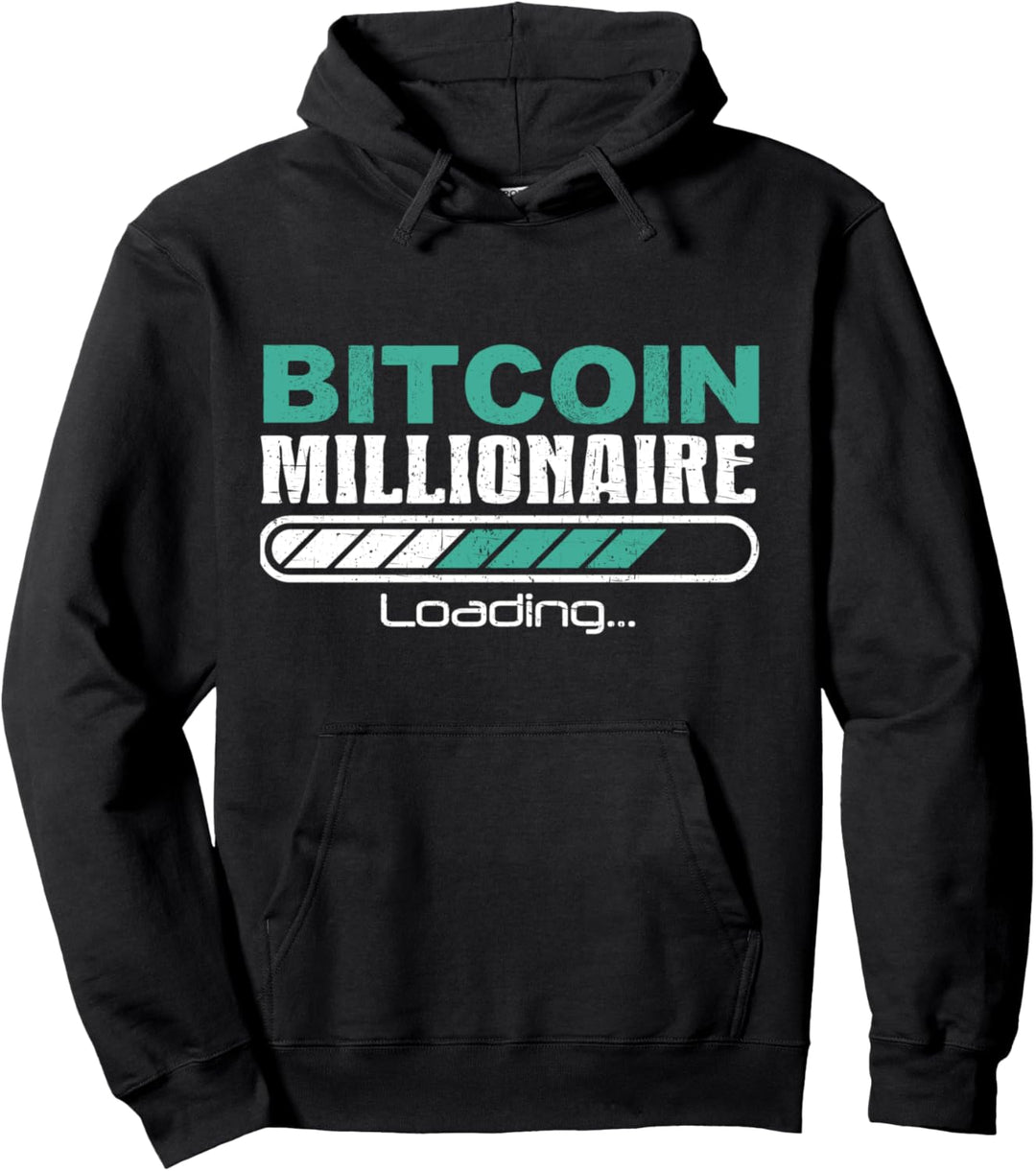 Bitcoin Millionär Lustig Bitcoin Krypto Kryptowährung Pullover Hoodie