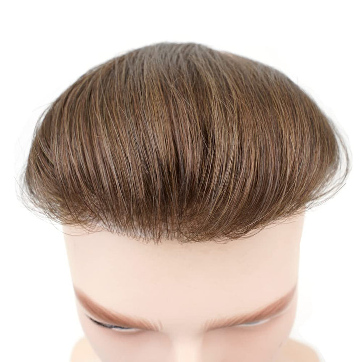Lordhair Toupet Herren,100% Europäisches Echthaar Herren Toupet Echthaar,V-LOOP Skin Toupet Herren,T