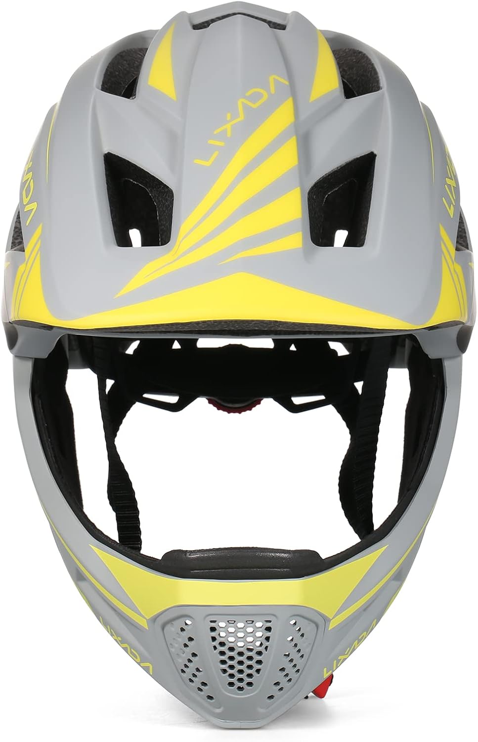 Lixada Fahrradhelm Kinder Helm Fullface Abnehmbar Unisex 52-58cm Children's Helmet 2-In-1 Integrated