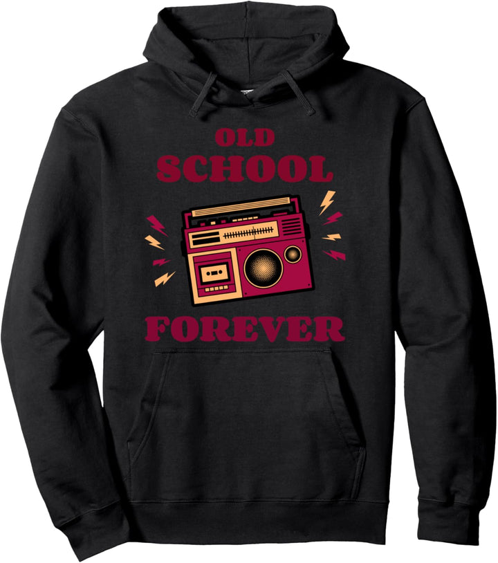 Musik Komisch Jahrgang Alt Schule Für immer Pullover Hoodie