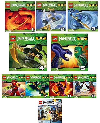 Lego Ninjago: Meister des Spinjitzu (CD 1 - 10) im Set - Deutsche Originalware [10 CDs], Audio-CD