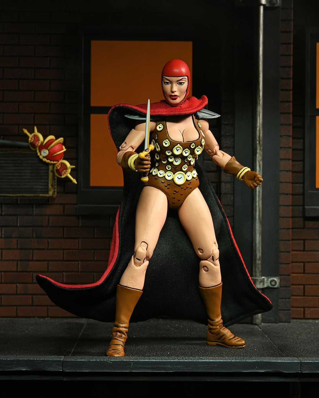 NECA 83832 TMNT Mirage Comics RENET AF statuen, bunt