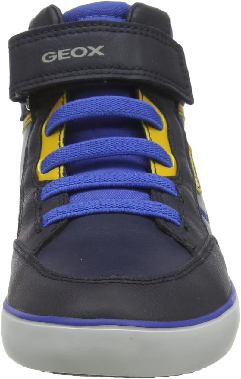 Geox Herren J Gisli Boy B Sneakers 29 EU Navy Yellow, 29 EU Navy Yellow