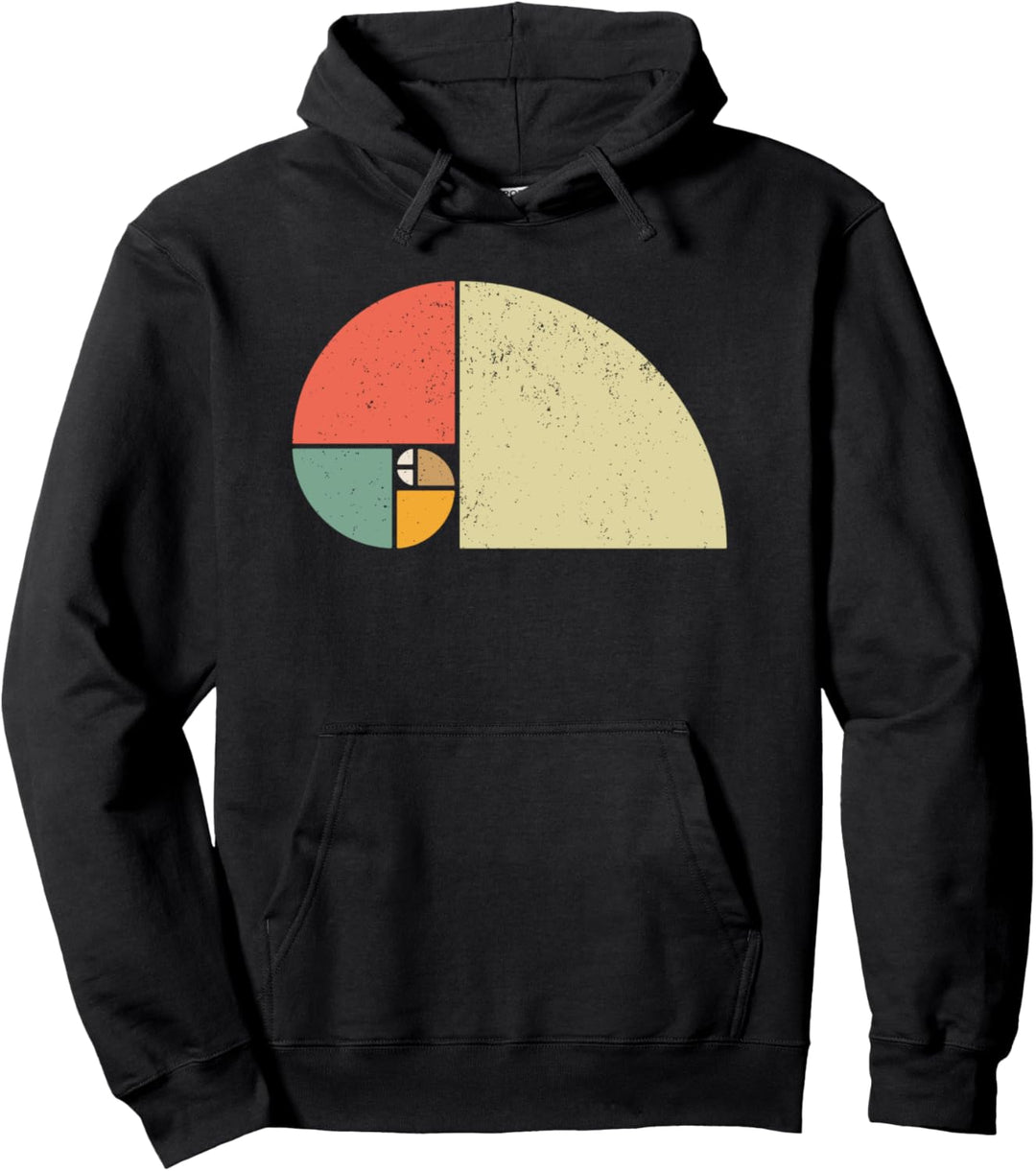 Mathematik Mathe Geometrie | Goldener Schnitt, FIBONACCI Pullover Hoodie