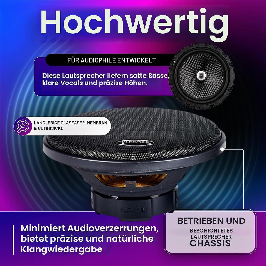 In Phase XTC6CX Lautsprechersystem, 300 W, 2-Wege, 60 W RMS XTC6CX 300W, XTC6CX 300W