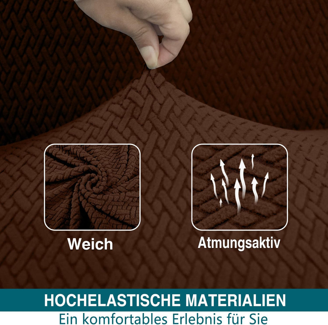 2023 Neueste Jacquard Sofabezug 2 Sitzer Superweicher Rutschfester Stretch Couchbezug Vier Jahreszei