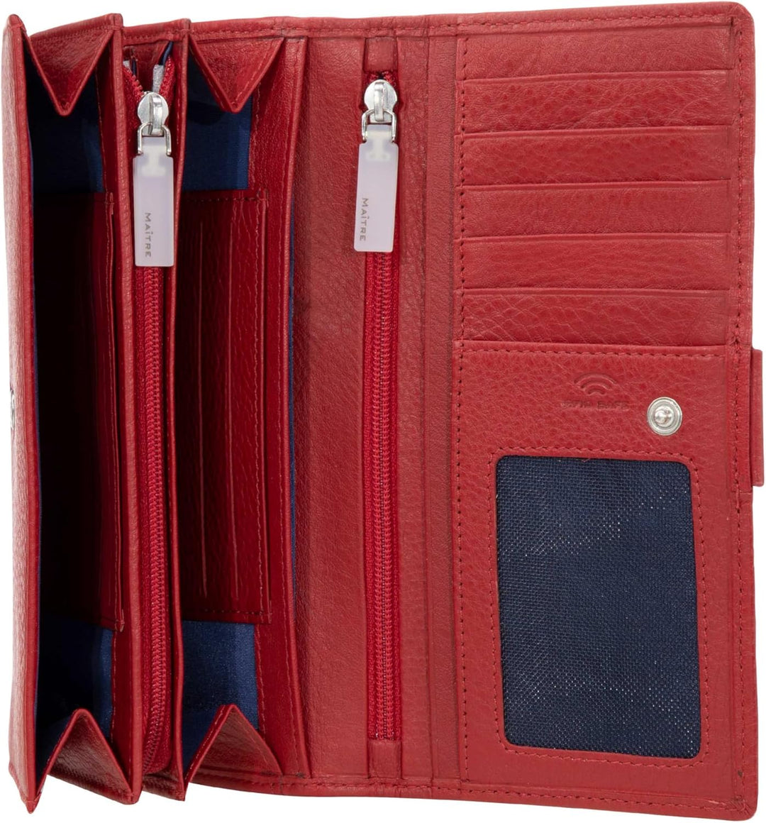 Maitre - Kirschroth Diedburg Purse LH14FZ Rot Farbe:rot / Material:textile,leather, Farbe:rot / Mate