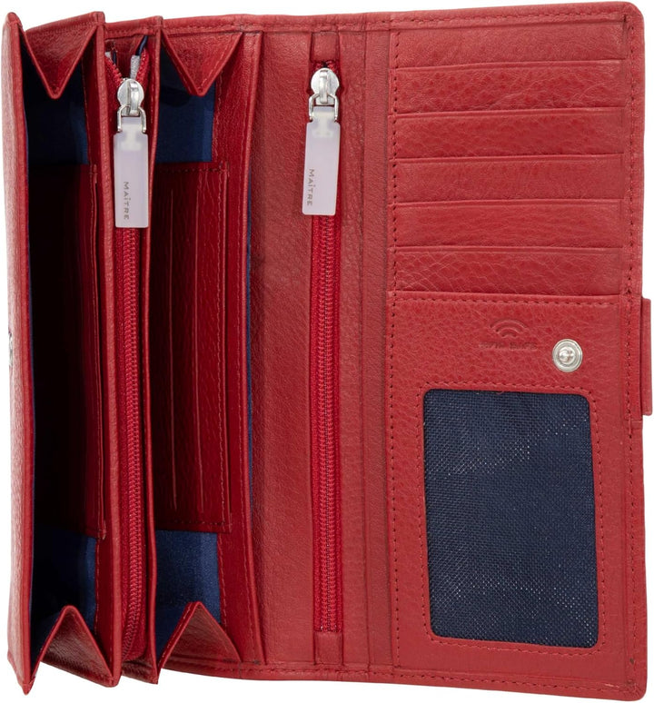 Maitre - Kirschroth Diedburg Purse LH14FZ Rot Farbe:rot / Material:textile,leather, Farbe:rot / Mate