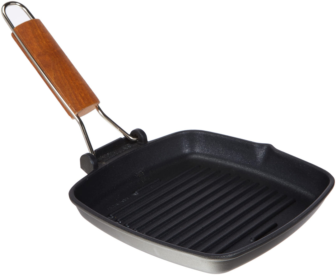 Bormioli Rocco Grillpfanne cm.20 x 20 Grillrost Risoli, aluguss, Bunt