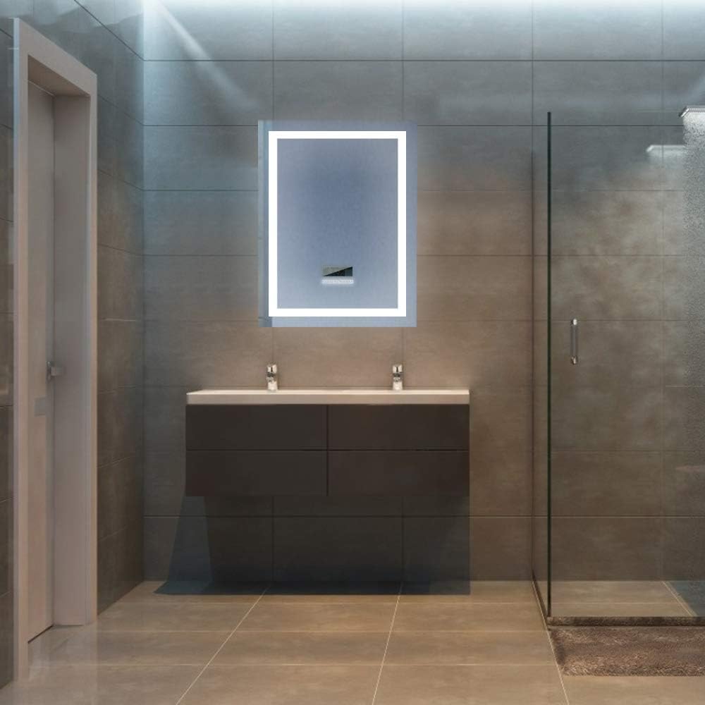 Kedia Badspiegel LED Badezimmerspiegel Beleuchtet Bad Spiegel Wandspiegel Badspiegel mit Beleuchtung