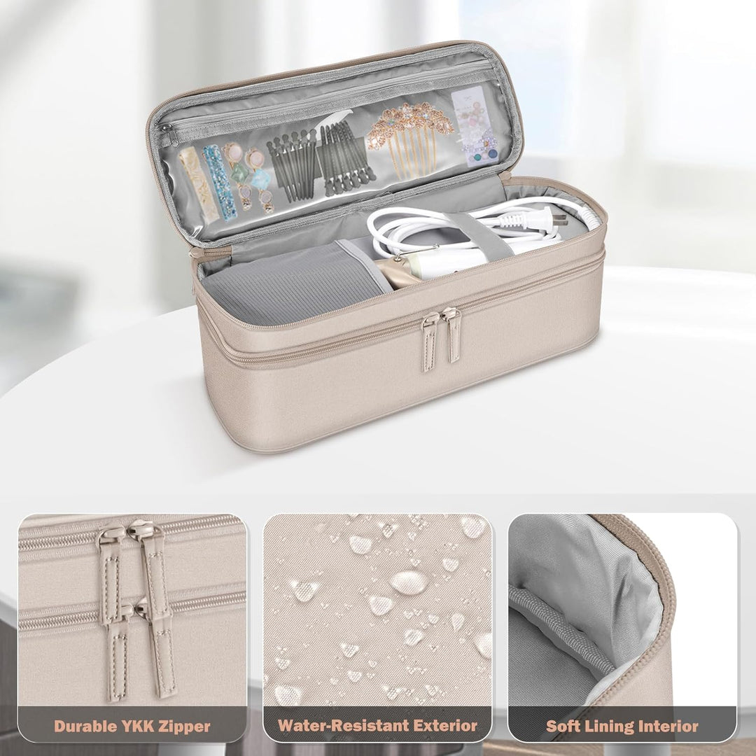 SITHON Reise Tasche für Revlon Salon One-Step Volumiser, Doppellagige Tragetasche für Dyson Airwrap,