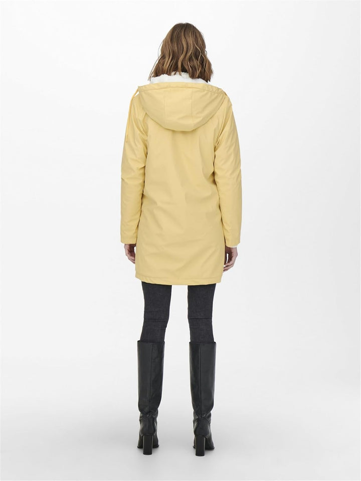 ONLY female Regenmantel Langer Regenjacke XS Jojoba, XS Jojoba