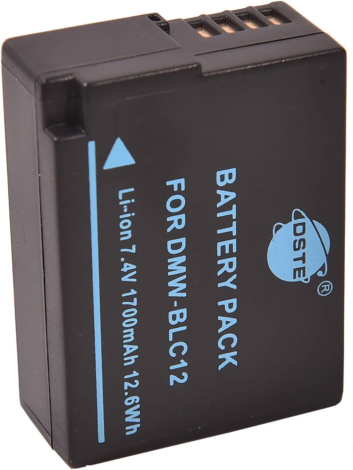 (2-Pack) DMW-BLC12 DSTE Ersatz Batterie Akku Kompatibel für DMW-BLC12E und BP-DC12,Sigma BP-51,V-LUX