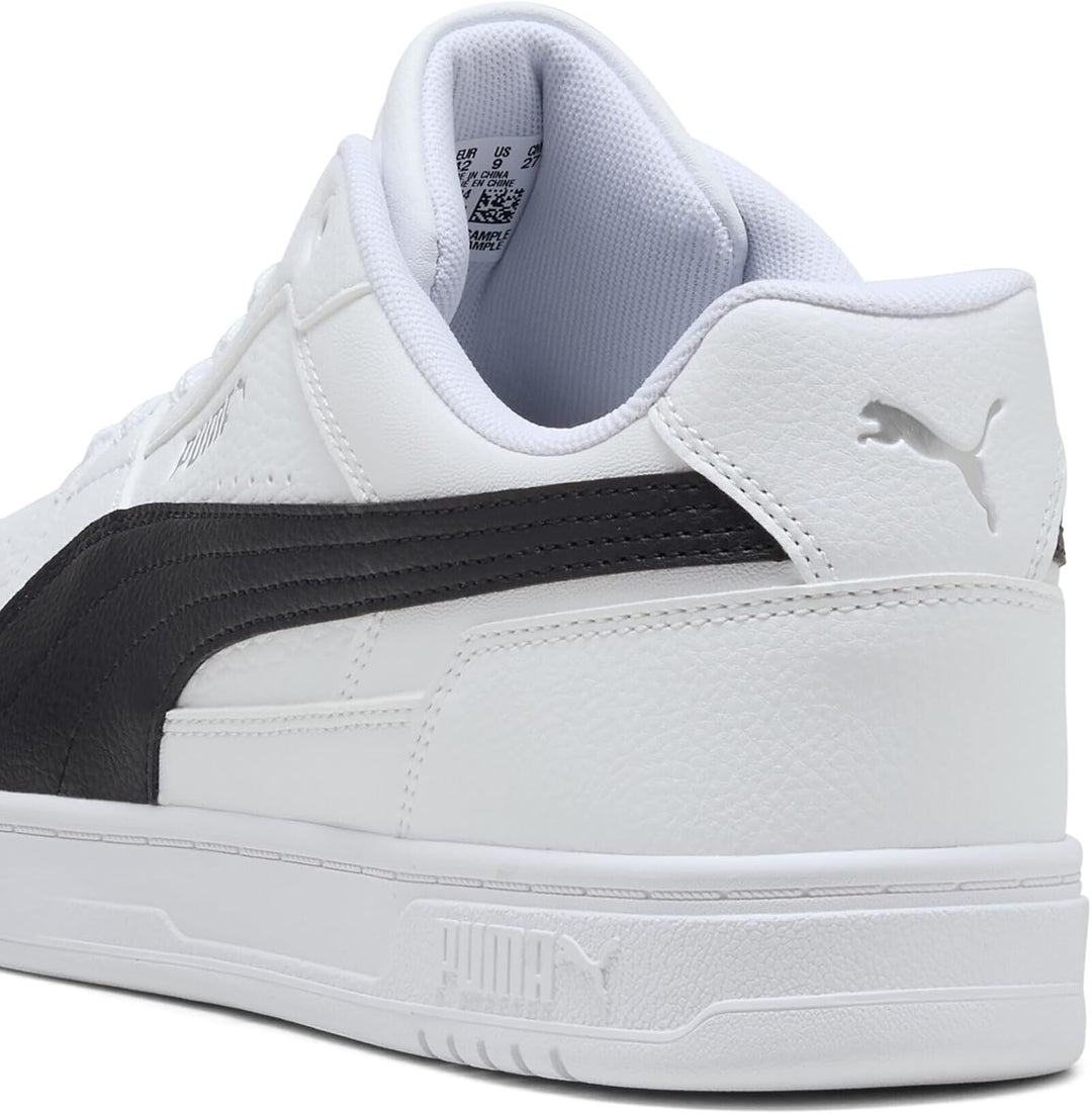 PUMA Unisex Caven IiiSneaker 36 EU Puma Weiss Puma Schwarz Puma Silber, 36 EU Puma Weiss Puma Schwar
