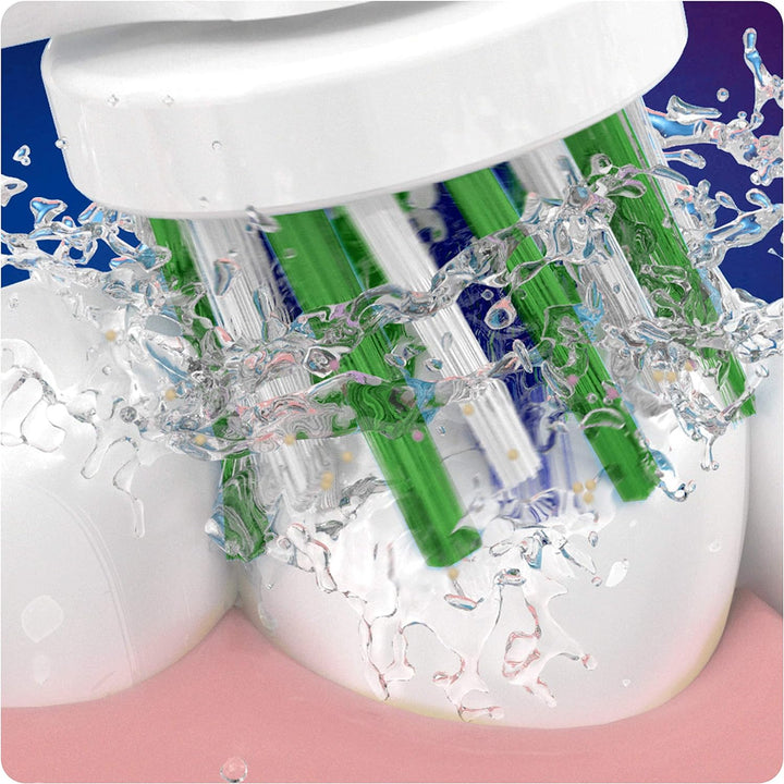 Oral-B Cross Action Elektrische Zahnbürstenkopf mit CleanMaximizer-Technologie, abgewinkelte Borsten