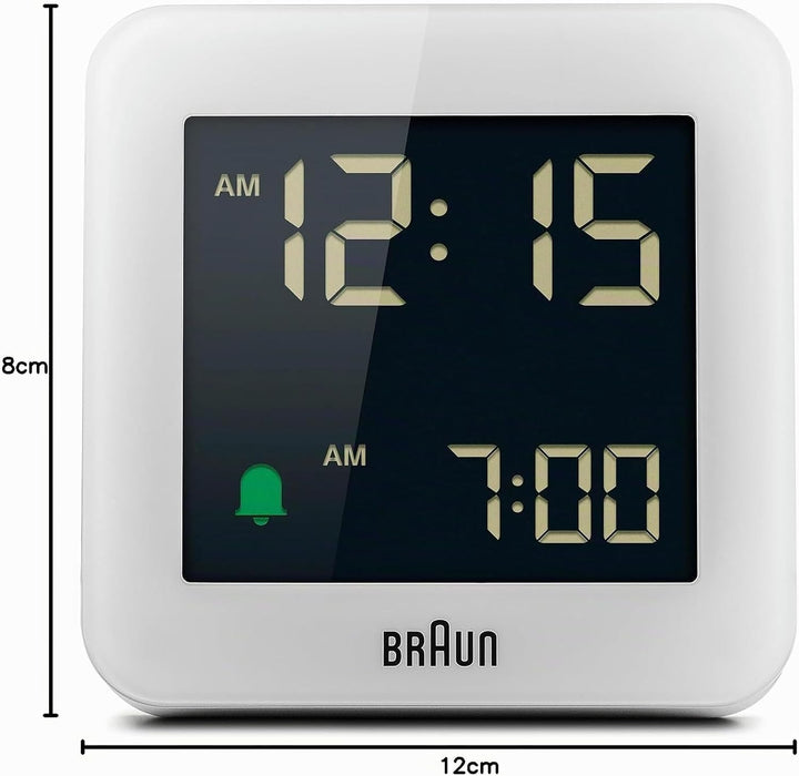 Braun Digitaler Wecker Schlummerfunktion, Negatives LC-Display, Schnelleinstellfunktion, Crescendo-A