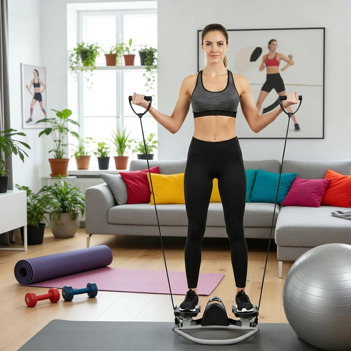 Rock Stepper Trainingsgerät | Trainingsgerät für Zuhause,Seitliches Wippen Fitness Stepper - Für Fra