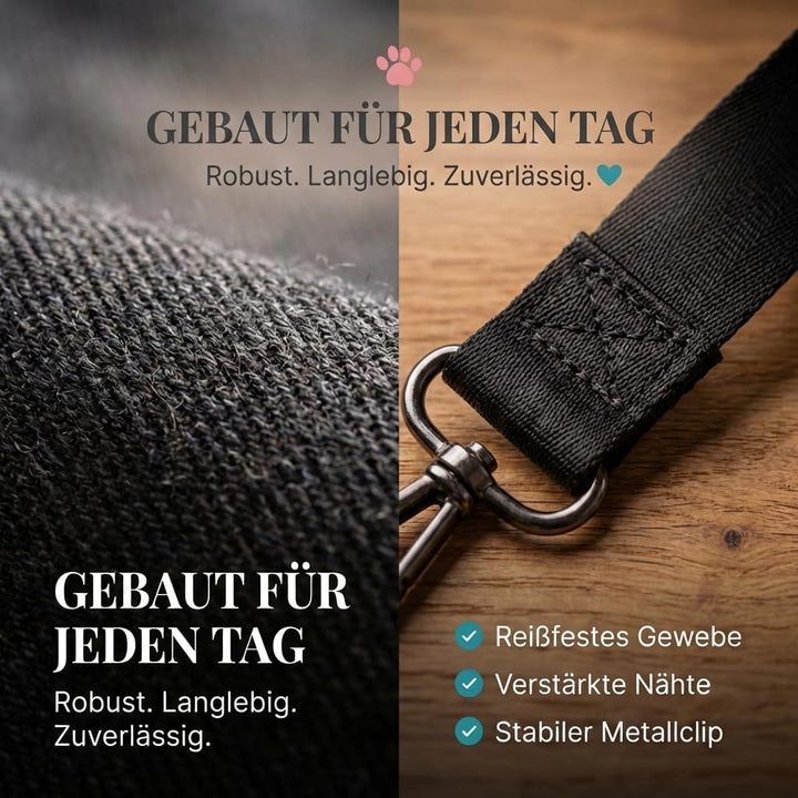 HUND IST KÖNIG® Leckerlibeutel für Hunde-Training - Robuster Futterbeutel Hunde, kompakt & funktiona
