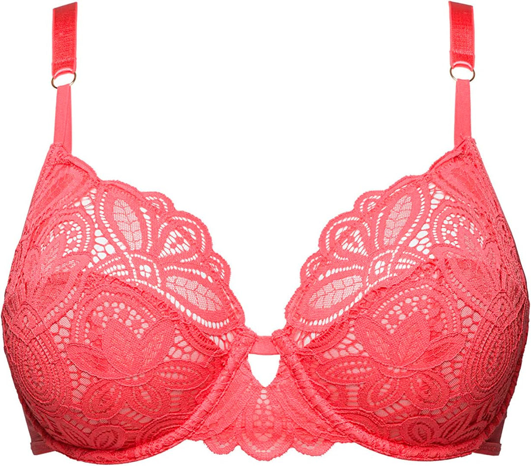 Sans Complexe Damen Attirance BH, Durchsichtig 75C Living Coral, 75C Living Coral