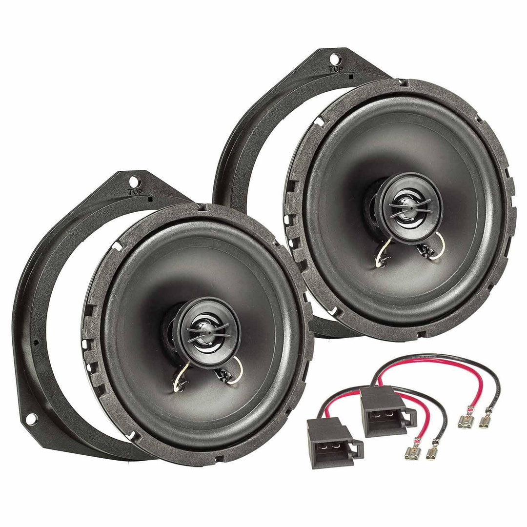tomzz Audio 4014-000 TA16.5-Pro Lautsprecher Einbauset kompatibel mit FIAT 500 Grande Punto Panda 16