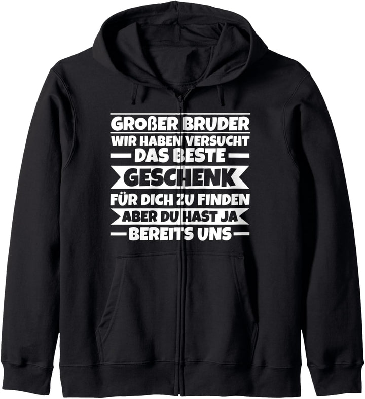Geschenke für den grossen Bruder Kapuzenjacke