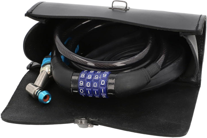 Gusti Satteltasche Leder - Raymond P. Damen und Herren Fahrradtasche Zubehör Fahrrad Diebstahlsicher
