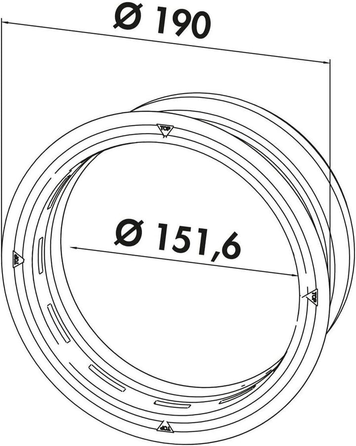 Naber 405.1.066 Compair PRIME flow P-E-Jal Col 150 Mauerkasten inkl. THERMOBOX